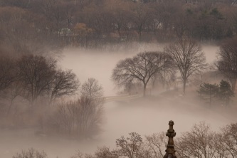 Fog Encircling Bow Bridge